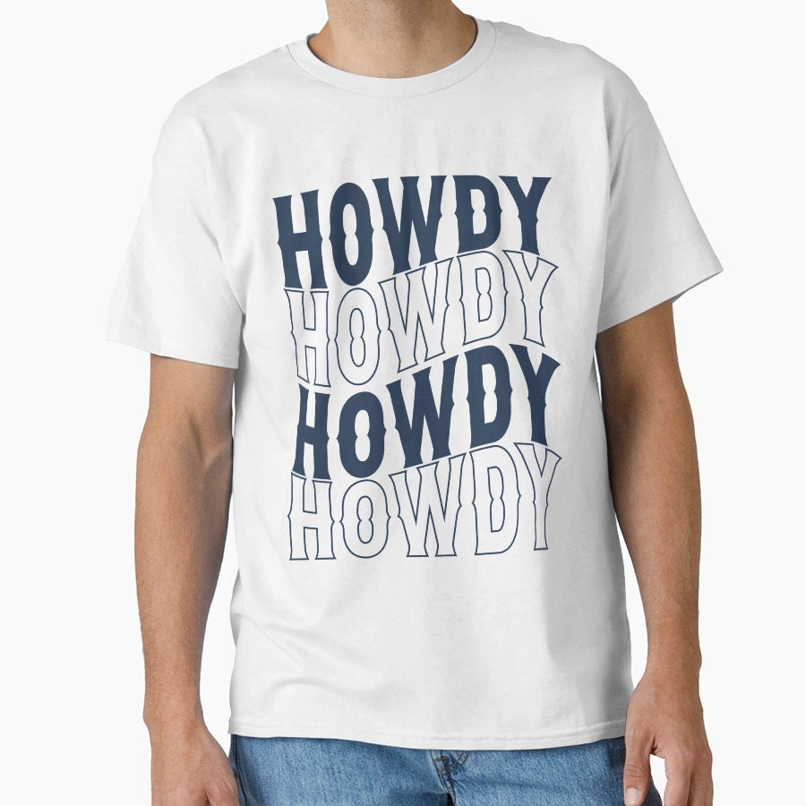 Nashville Bachelorette Party Howdy Navy T-Shirt - Unique Graphic Men Women - T-Shirt, Sweatshirt, Hoodie