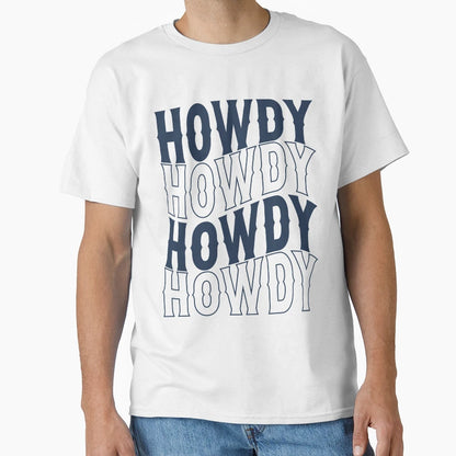 Nashville Bachelorette Party Howdy Navy T-Shirt - Unique Graphic Men Women - T-Shirt, Sweatshirt, Hoodie