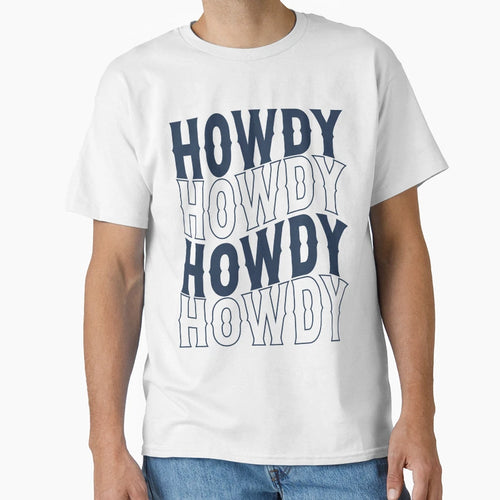 Nashville Bachelorette Party Howdy Navy T-Shirt - Unique Graphic Men Women - T-Shirt, Sweatshirt, Hoodie