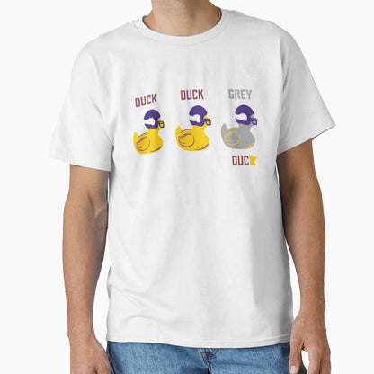 Duck Duck Grey Duck T-Shirt - Trendy Graphic for Adults - T-Shirt, Sweatshirt, Hoodie