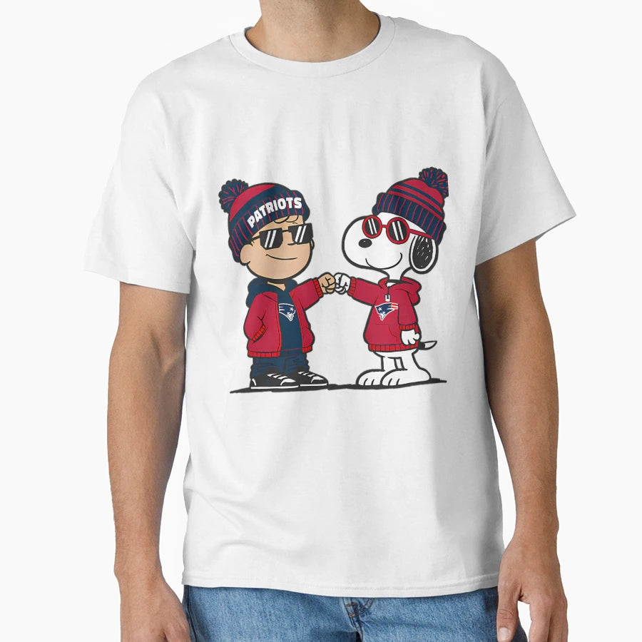 Snoopy Patriots T-Shirt - Novelty Apparel Unisex - T-Shirt, Sweatshirt, Hoodie