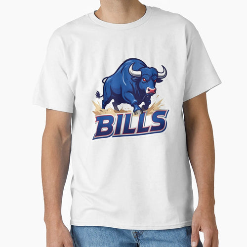 Buffalo Inspired Football Aesthetic Decal T-Shirt - Minimalist Print Unisex - T-Shirt, Sweatshirt, Hoodie