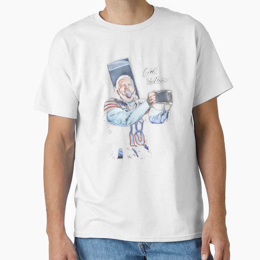 CW Chicago Football T-Shirt - Custom Art Print Unisex - T-Shirt, Sweatshirt, Hoodie
