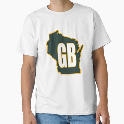 Wisconsin Map Gb T-Shirt - Streetwear Style for Adults - T-Shirt, Sweatshirt, Hoodie