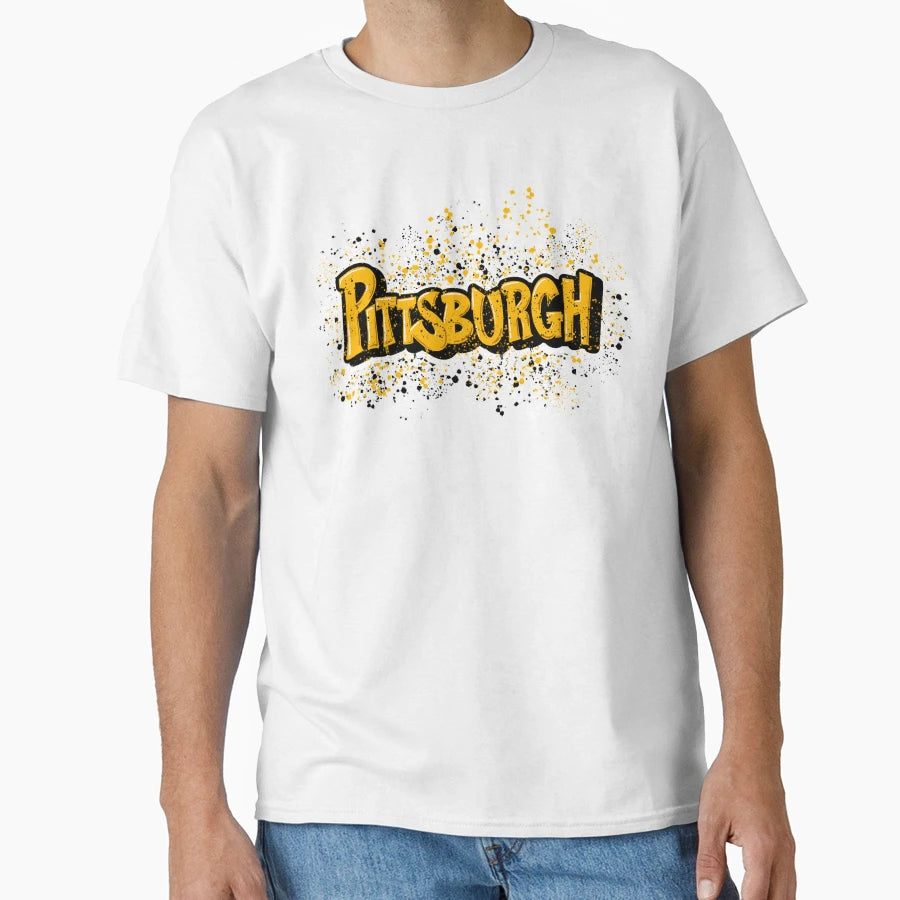 Pittsburgh Graffiti 2 T-Shirt - Minimalist Print Unisex - T-Shirt, Sweatshirt, Hoodie