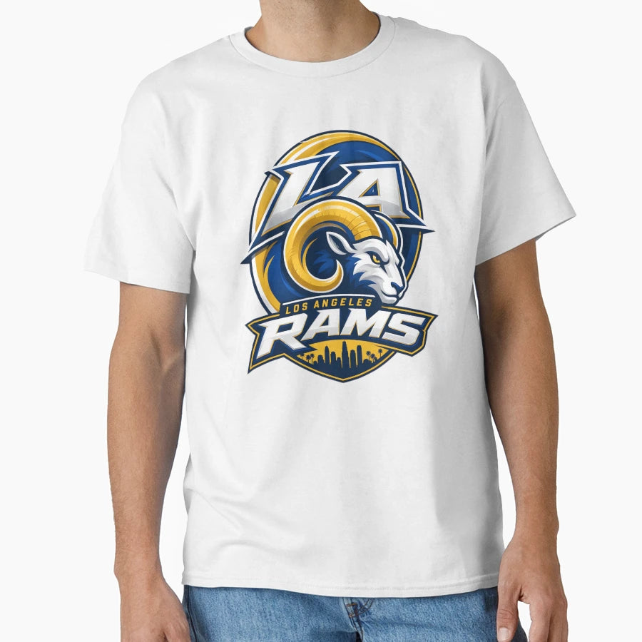 La Rams Golden Charge High Impact T-Shirt - Minimalist Print Men Women - T-Shirt, Sweatshirt, Hoodie