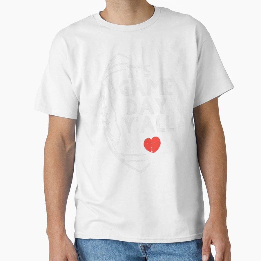 Its Game Day Yall American T-Shirt - Fun Novelty Design for Adults - T-Shirt, Sweatshirt, Hoodie