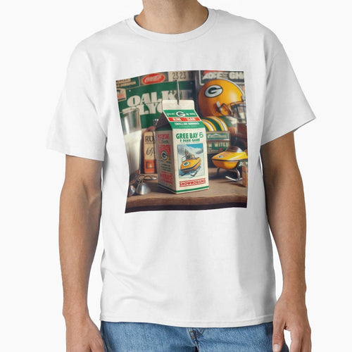 Green Bay Milk T-Shirt - Aesthetic Graphic for Adults - T-Shirt, Sweatshirt, Hoodie