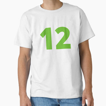 Seattle Seahawks 12 T-Shirt - Fun Novelty Design for Adults - T-Shirt, Sweatshirt, Hoodie