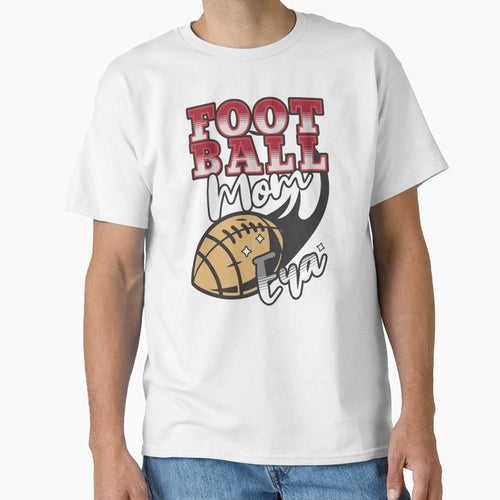 Football Mama Gift Sports Mom Football T-Shirt - Trendy Graphic Men Women - T-Shirt, Sweatshirt, Hoodie