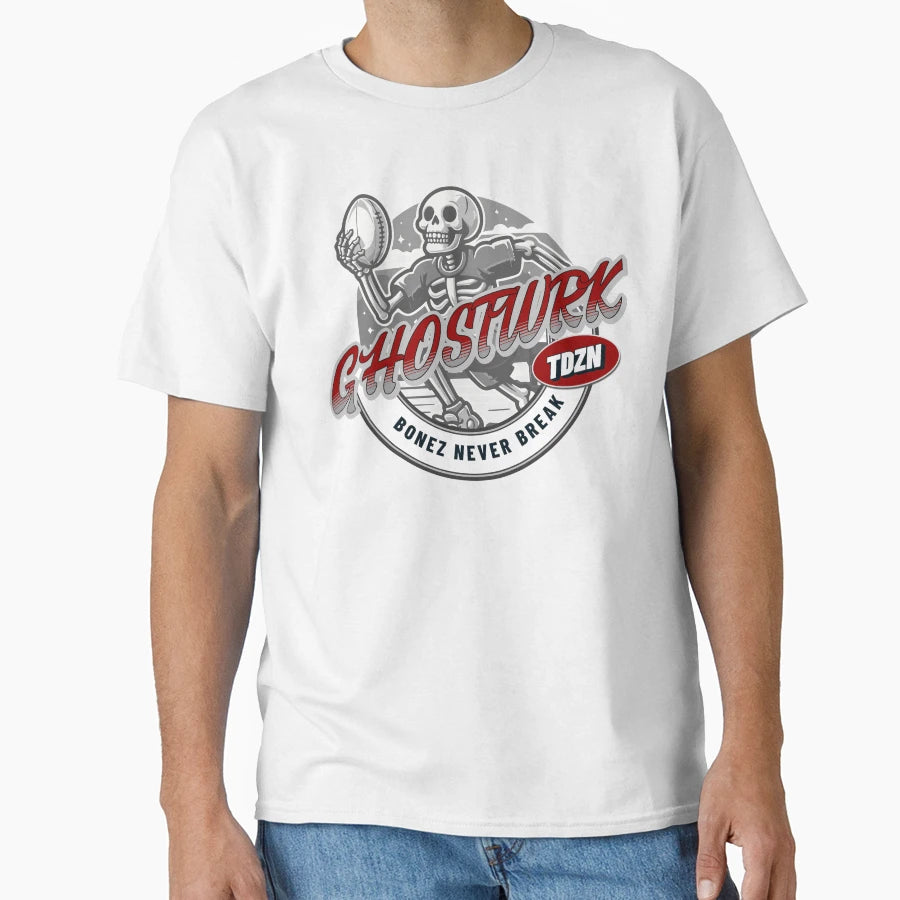 Bonez Never Break Football T-Shirt - Casual Everyday Wear for Adults - T-Shirt, Sweatshirt, Hoodie