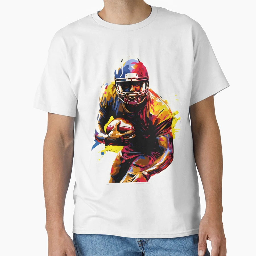 Football Players T-Shirt - Custom Art Print Unisex - T-Shirt, Sweatshirt, Hoodie