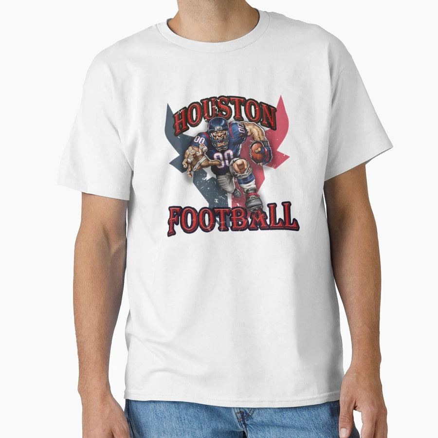Houston Football Detroit Football Lions T-Shirt - Graphic Print Unisex - T-Shirt, Sweatshirt, Hoodie