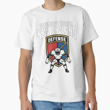 New England Defensive Honor New T-Shirt - Custom Art Print for Adults - T-Shirt, Sweatshirt, Hoodie