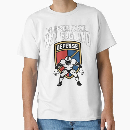 New England Defensive Honor New T-Shirt - Custom Art Print for Adults - T-Shirt, Sweatshirt, Hoodie