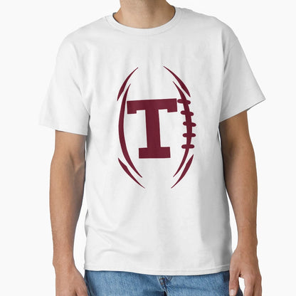 T Football T-Shirt - Minimalist Print for Adults - T-Shirt, Sweatshirt, Hoodie