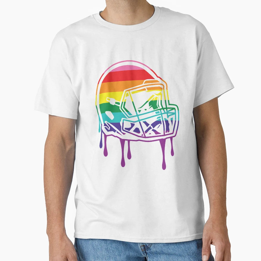 Pride Football T-Shirt - Novelty Apparel for Adults - T-Shirt, Sweatshirt, Hoodie