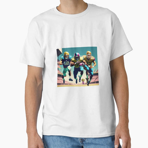 American Football Players Offensive T-Shirt - Aesthetic Graphic Unisex - T-Shirt, Sweatshirt, Hoodie