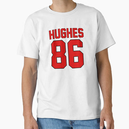 Jack Hughes Jersey T-Shirt - Aesthetic Graphic Men Women - T-Shirt, Sweatshirt, Hoodie