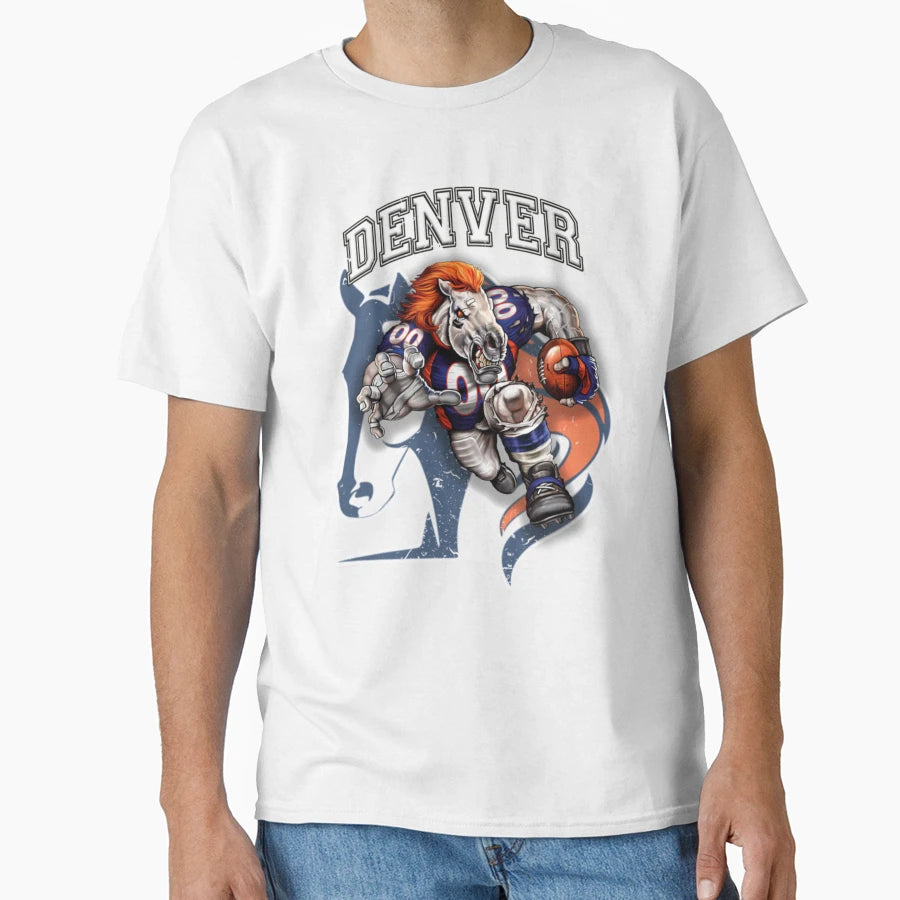 Denver Football Detroit Football Lions T-Shirt - Graphic Print for Adults - T-Shirt, Sweatshirt, Hoodie