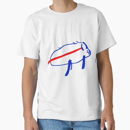 JA Potato Buffalo Drawing Funny Buffalo T-Shirt - Aesthetic Graphic Unisex - T-Shirt, Sweatshirt, Hoodie