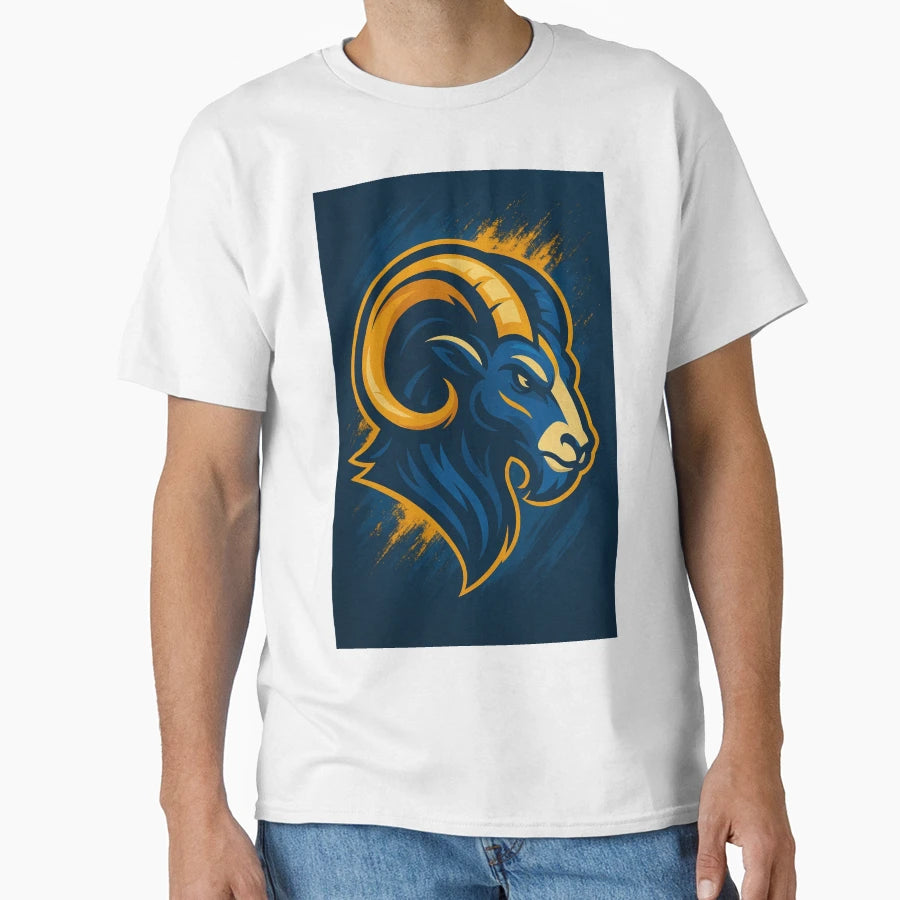Rams Football T-Shirt - Unique Graphic for Adults - T-Shirt, Sweatshirt, Hoodie