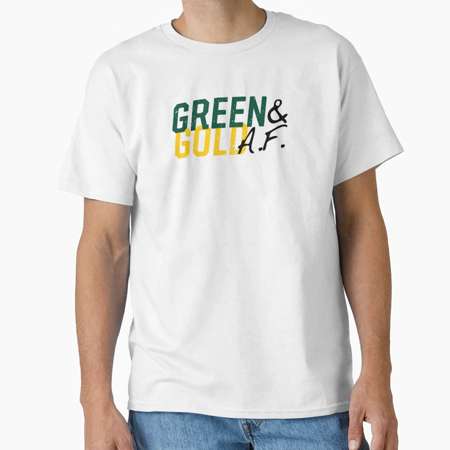 Green And Gold Af T-Shirt - Unique Graphic Unisex - T-Shirt, Sweatshirt, Hoodie