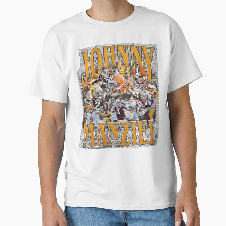 Johnny Manziel Bootleg T-Shirt - Graphic Print Unisex - T-Shirt, Sweatshirt, Hoodie