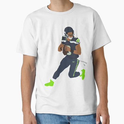 Seahawks Russel T-Shirt - Fun Novelty Design for Adults - T-Shirt, Sweatshirt, Hoodie