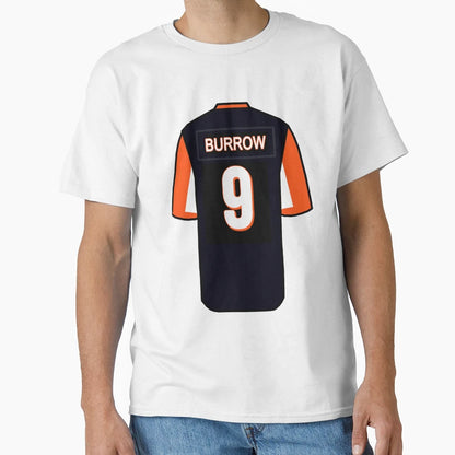 Burrow Jersey T-Shirt - Novelty Apparel Men Women - T-Shirt, Sweatshirt, Hoodie