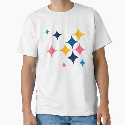 Indigo Tile T-Shirt - Minimalist Print Men Women - T-Shirt, Sweatshirt, Hoodie