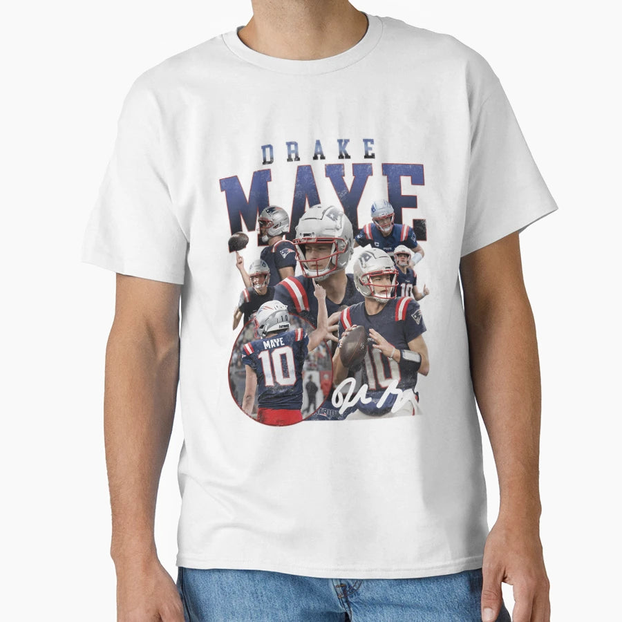Drake Maye T-Shirt - Trendy Graphic for Adults - T-Shirt, Sweatshirt, Hoodie