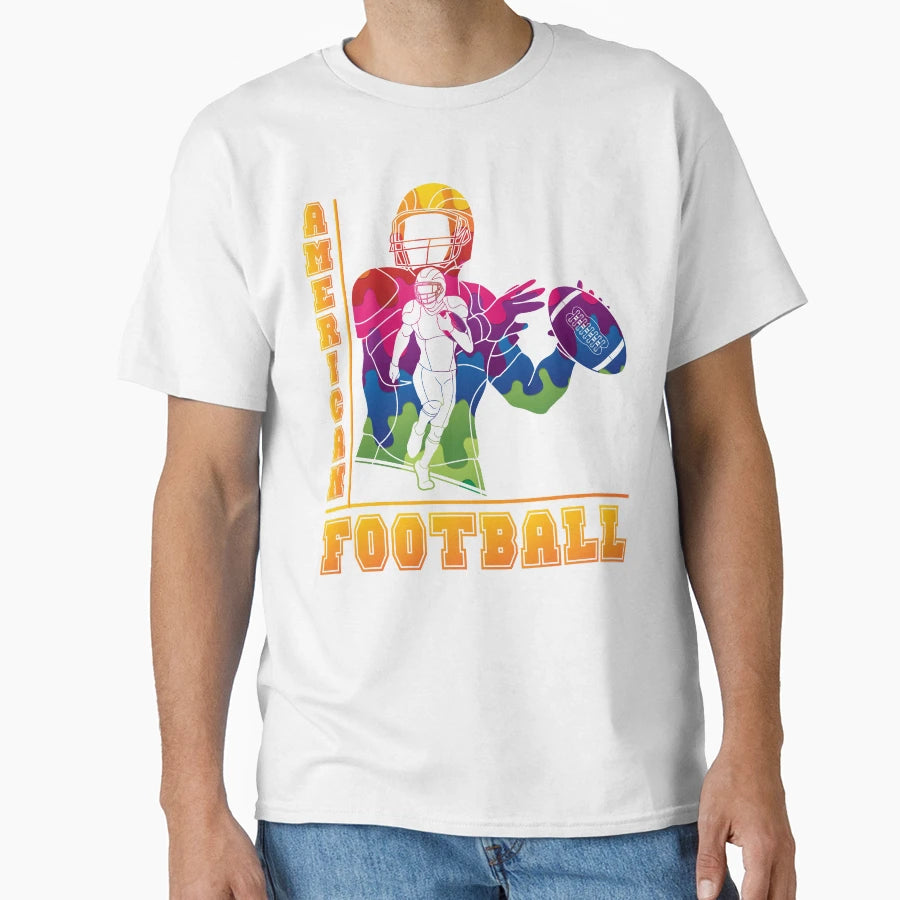 American Football T-Shirt - Graphic Print Unisex - T-Shirt, Sweatshirt, Hoodie
