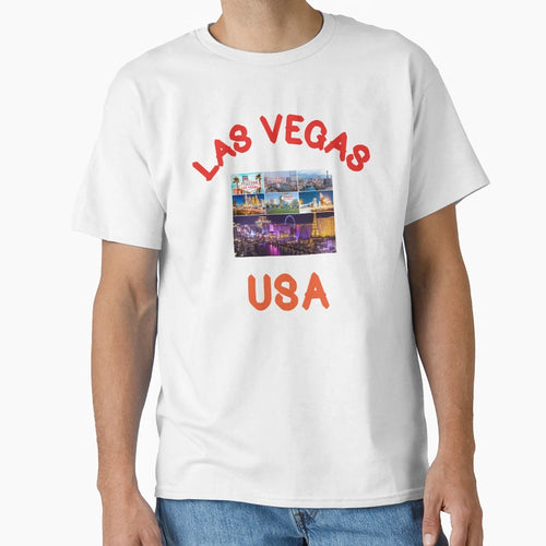 Las Vegas T-Shirt - Minimalist Print Unisex - T-Shirt, Sweatshirt, Hoodie