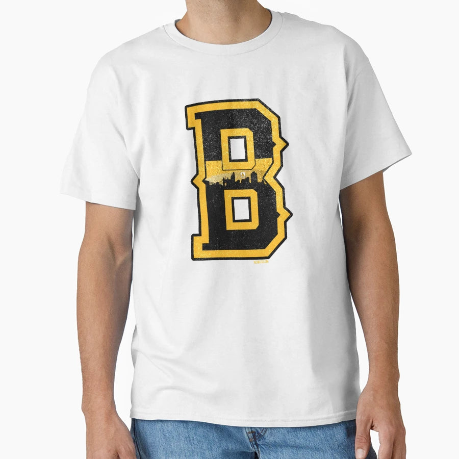 Fan Boston Skyline Sports Hockey T-Shirt - Streetwear Style Unisex - T-Shirt, Sweatshirt, Hoodie