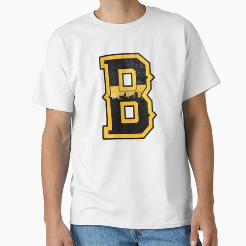 Fan Boston Skyline Sports Hockey T-Shirt - Streetwear Style Unisex - T-Shirt, Sweatshirt, Hoodie