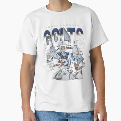 Art Indianapolis Colts T-Shirt - Custom Art Print Men Women - T-Shirt, Sweatshirt, Hoodie