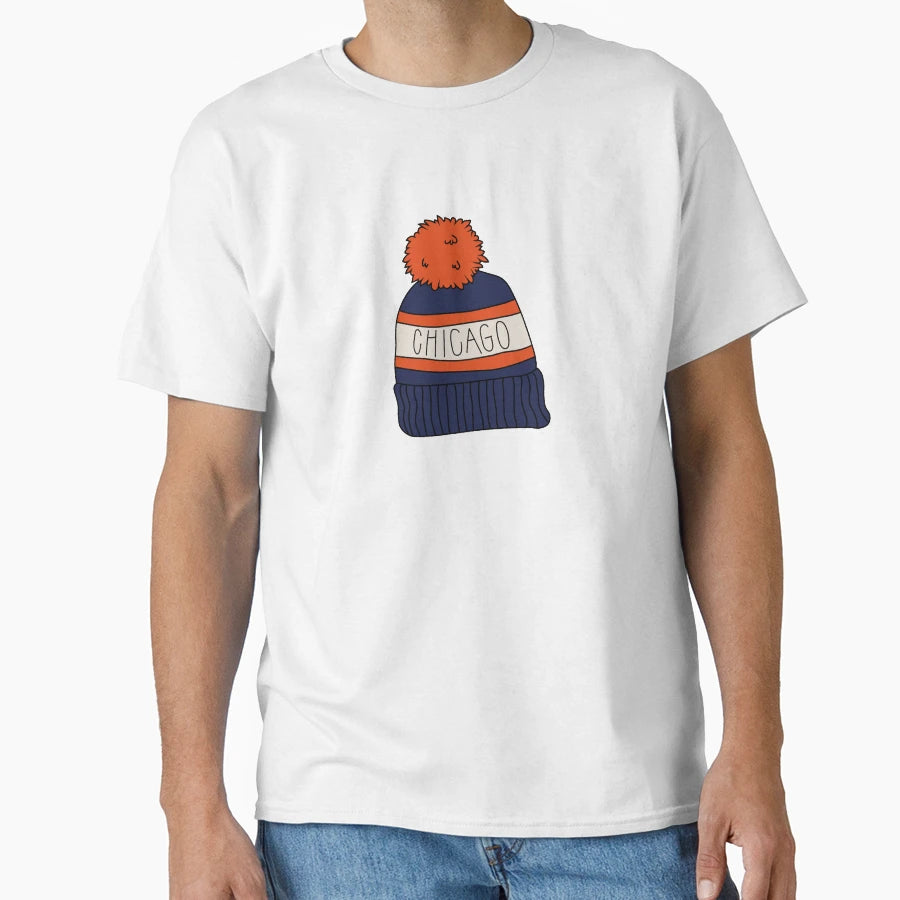 Chicago Hat T-Shirt - Trendy Graphic for Adults - T-Shirt, Sweatshirt, Hoodie