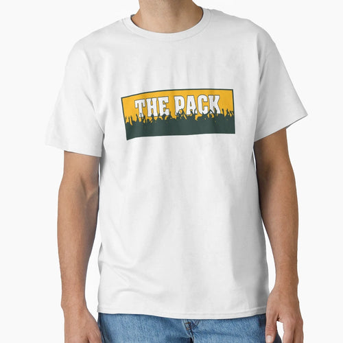Cheering Green Bay Pack T-Shirt - Aesthetic Graphic Men Women - T-Shirt, Sweatshirt, Hoodie