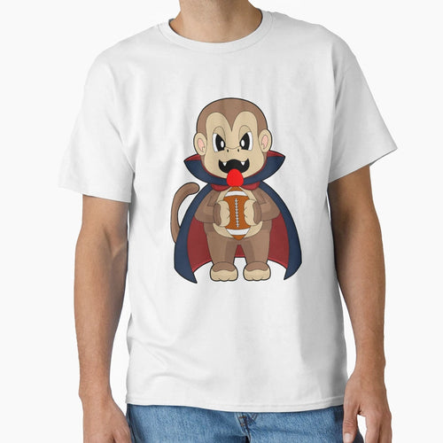 Monkey Halloween American Football T-Shirt - Minimalist Print Men Women - T-Shirt, Sweatshirt, Hoodie