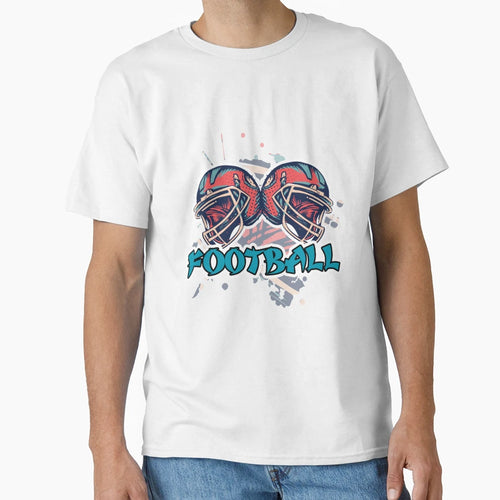 Amercian Football Quarterback Designer T-Shirt - Fun Novelty Design Unisex - T-Shirt, Sweatshirt, Hoodie