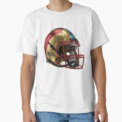 Football Helmet Your Sporting Character T-Shirt - Aesthetic Graphic Unisex - T-Shirt, Sweatshirt, Hoodie