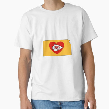 Kansas Team Logo T-Shirt - Trendy Graphic Men Women - T-Shirt, Sweatshirt, Hoodie