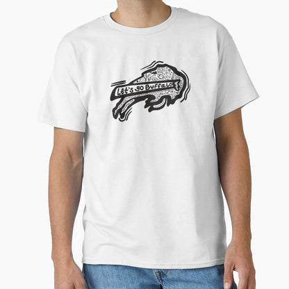 Buffalo Bills Doodle T-Shirt - Fun Novelty Design Men Women - T-Shirt, Sweatshirt, Hoodie