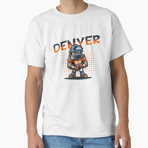 Denver Broncos T-Shirt - Aesthetic Graphic Unisex - T-Shirt, Sweatshirt, Hoodie