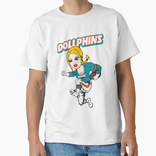 Art Miami Dolphins T-Shirt - Casual Everyday Wear for Adults - T-Shirt, Sweatshirt, Hoodie