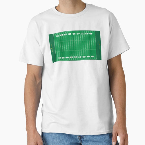Football Field T-Shirt - Fun Novelty Design Men Women - T-Shirt, Sweatshirt, Hoodie