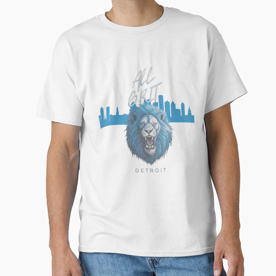Football Detroit Lions T-Shirt - Custom Art Print Men Women - T-Shirt, Sweatshirt, Hoodie