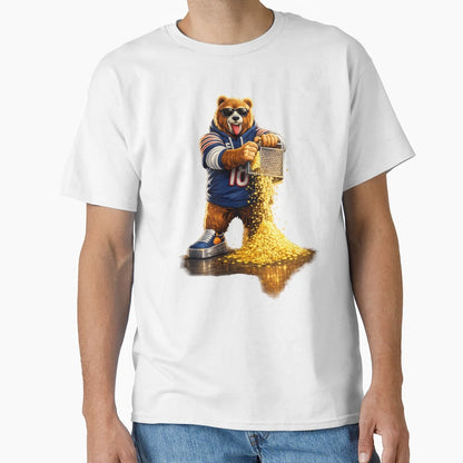 Bear Cheese Grater Foot And Sunglasses T-Shirt - Novelty Apparel Unisex - T-Shirt, Sweatshirt, Hoodie