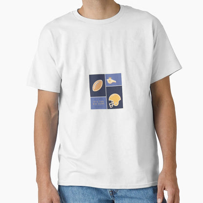 American Foodball Go Team Fans Match T-Shirt - Aesthetic Graphic Unisex - T-Shirt, Sweatshirt, Hoodie